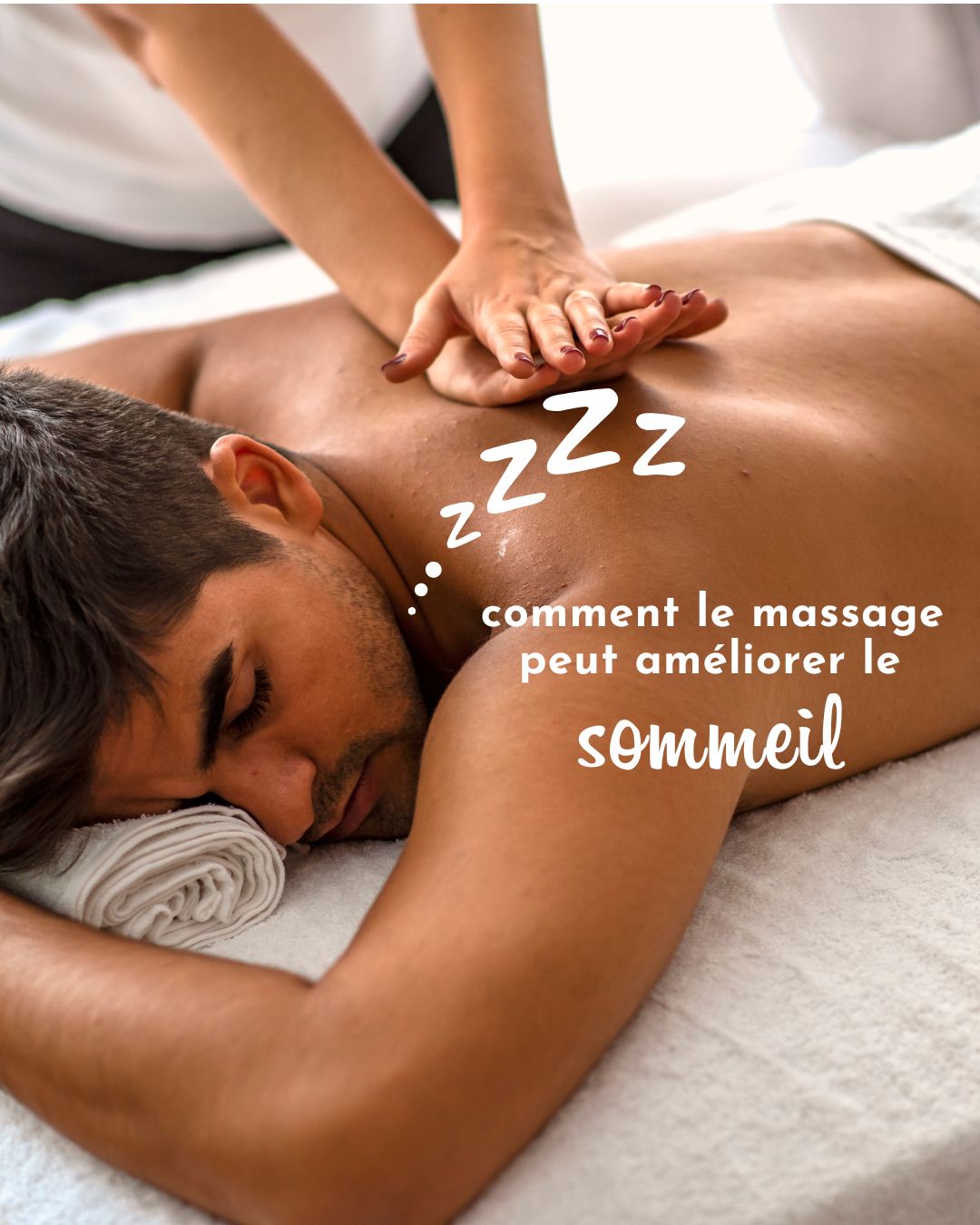 La détente durant un massage